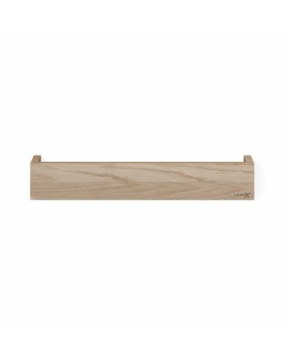 LoooX Wooden Shelf BoX 60 cm old grey / bodemplaat stainless steel - WSHBOX60RVS 