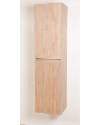 Natural Wood zijkast hangend massief hout Grey Wash