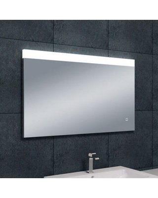 Single spiegel rechthoek met LED, dimbaar en spiegelverwarming 38.3786