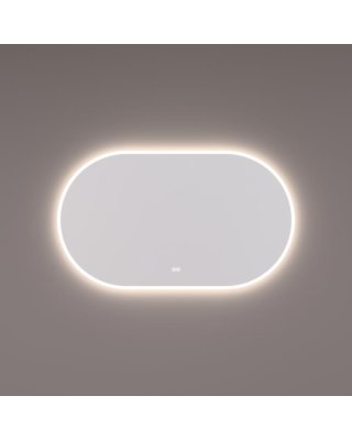 Spiegel ovaal-recht met directe en indirecte LED verlichting rondom SPV 13700 meerdere maten verkrijgbaar