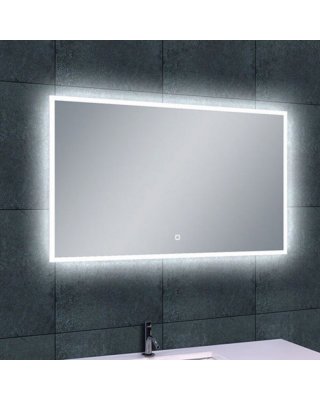 Quatro spiegel rechthoek met LED, dimbaar en spiegelverwarming 38.4113